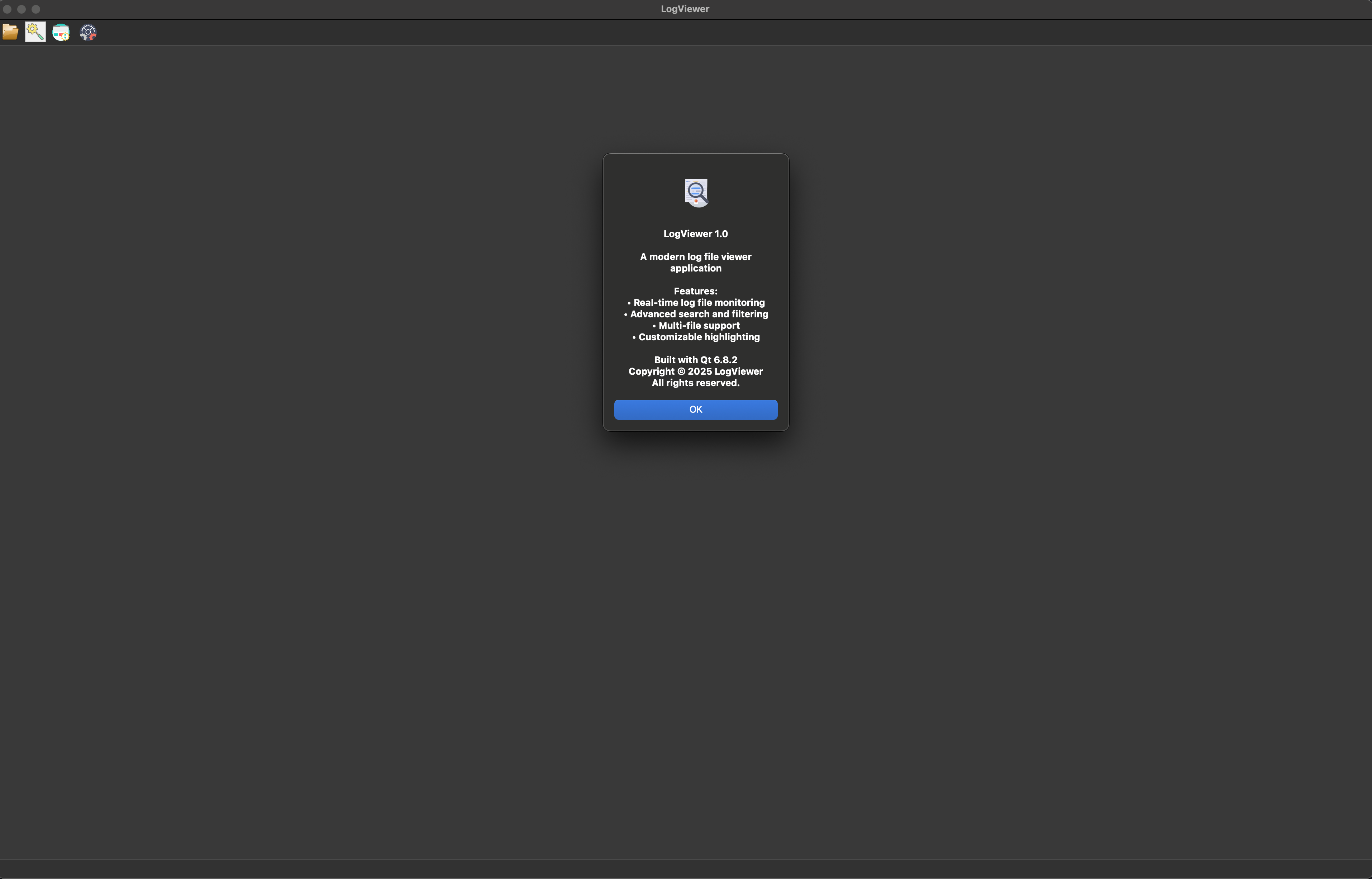 LogViewer Main Window